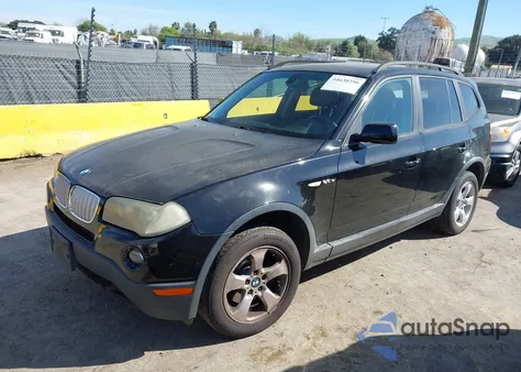 2008 BMW X3 3.0Si z USA, uszkodzony, nr VIN WBXPC93428WJ05658